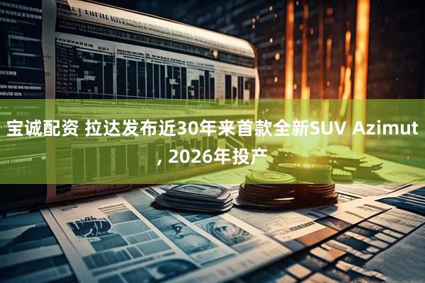 宝诚配资 拉达发布近30年来首款全新SUV Azimut, 2026年投产