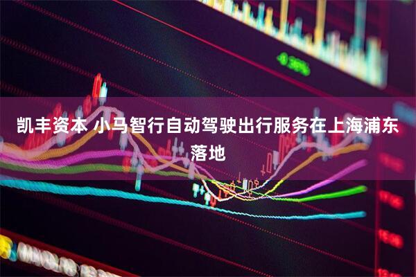 凯丰资本 小马智行自动驾驶出行服务在上海浦东落地